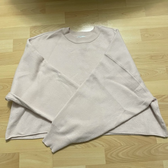 Zara Pink Oversized Knit Sweater - Picture 4 of 7